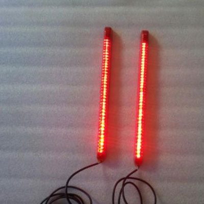 Bagger Dual 9" LED Light Strips Rear Fender Stop, Turn Signals & Parking Lights Harley Davidson