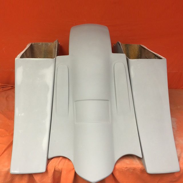 Honda Shadow Sabre 1100 6" Extended Saddlebags Out & Down Bags Rear Fender No Cut Out
