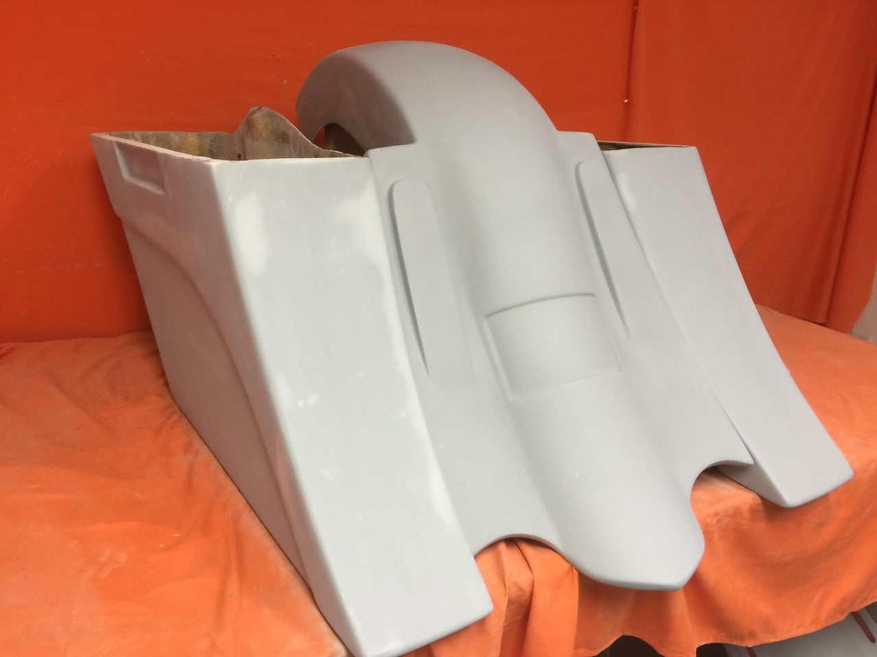 Honda Shadow Sabre 1100 6" Extended Saddlebags Out & Down Bags Rear Fender No Cut Out SKU KIR0050