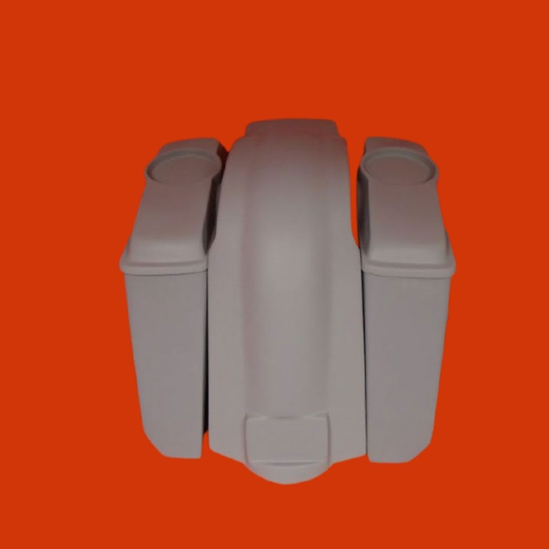 Harley Davidson Heritage Softail 5" Extended Saddlebags 6 x 9 Speaker Lids Fender No Cutouts