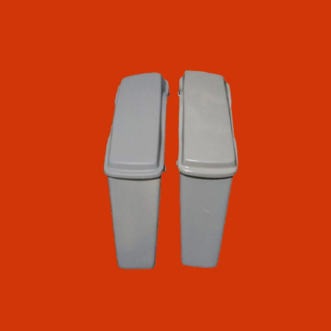 Harley Davidson 6" Extended Stretched Saddlebags with Standard Lids - No Cut Outs