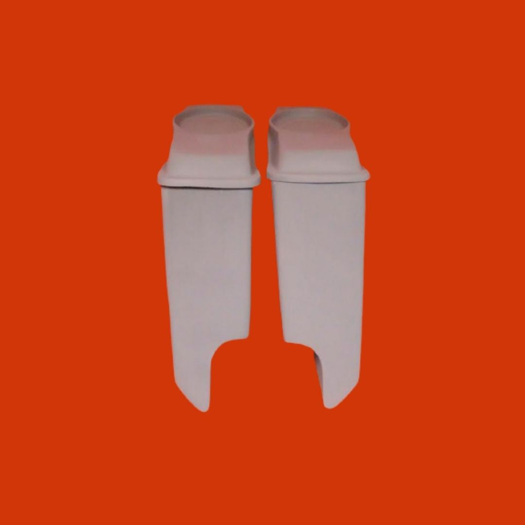 Harley Davidson 5" Extended Stretched Saddlebags 6 x 9 Speaker Lids With Cut Outs