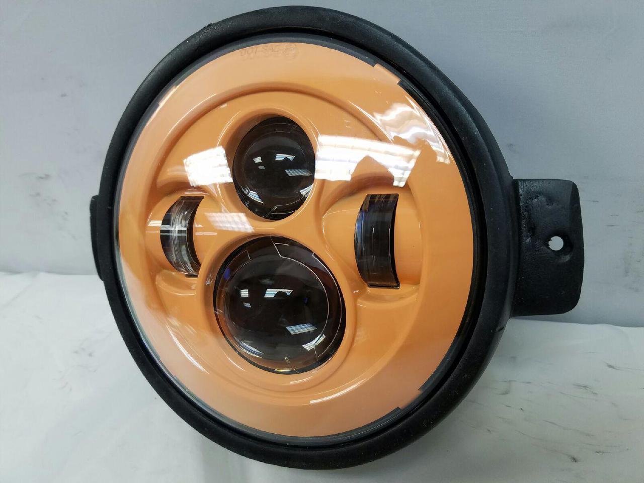 7" Kawasaki Voyager & Vaquero DAYMAKER Replacement Headlight Salmon LED Light Projector HID Bulb