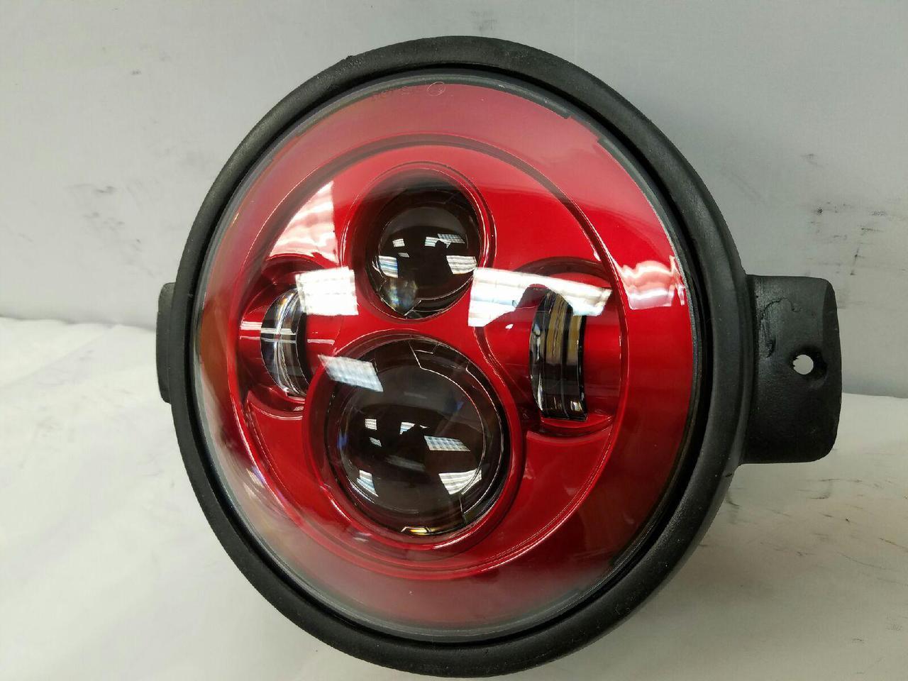 7" Kawasaki Voyager & Vaquero DAYMAKER Replacement Headlight Red LED Light Projector HID Bulb