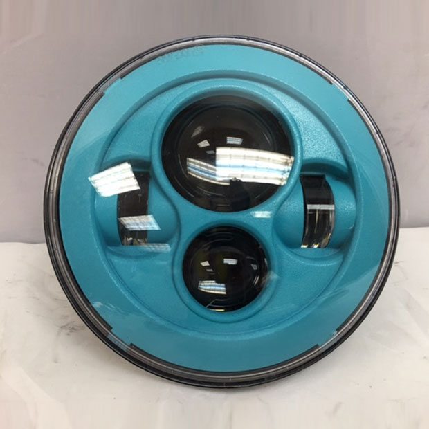 7" DAYMAKER Replacement TURQUOISE BLUE Projector HID LED Light Bulb Headlight Motorcycle Harley