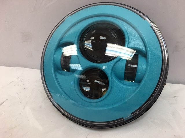 7" DAYMAKER Replacement TURQUOISE BLUE Projector HID LED Light Bulb Headlight Motorcycle Harley