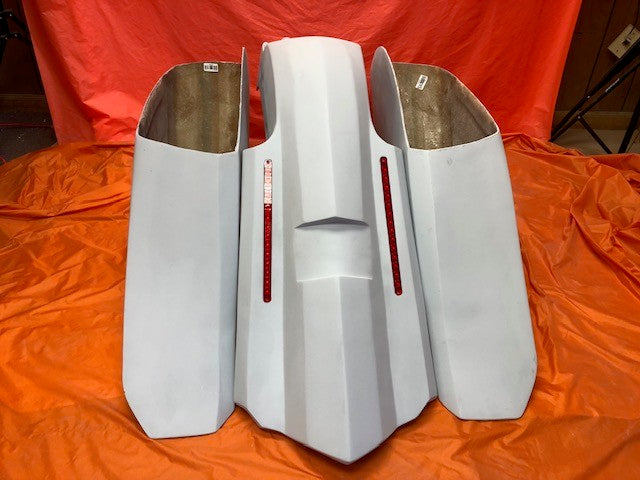 Victory Cross Country 6" Trendsetter Extended Hard Saddlebags Out & Down Bags Rear Fender No Cut Outs
