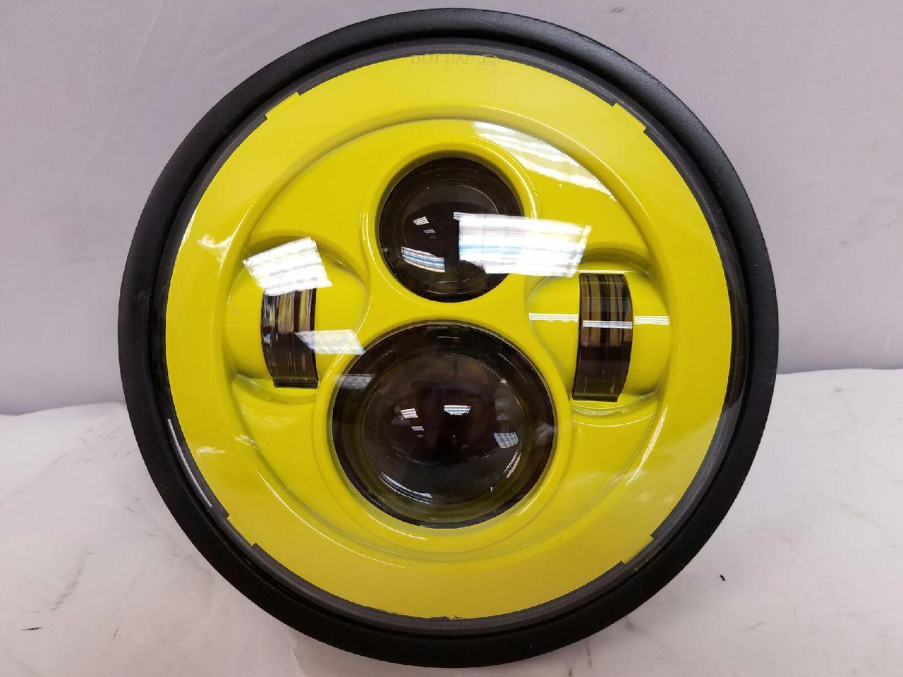 7" DAYMAKER Kawasaki Vulcan Nomad 800 Replacement Yellow HID LED Light Bulb Headlight Motorcycle