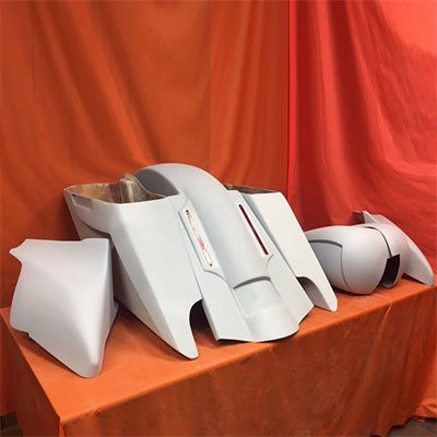 Harley Davidson 5" Fifty Five Stretched Saddlebag Full Body Kit