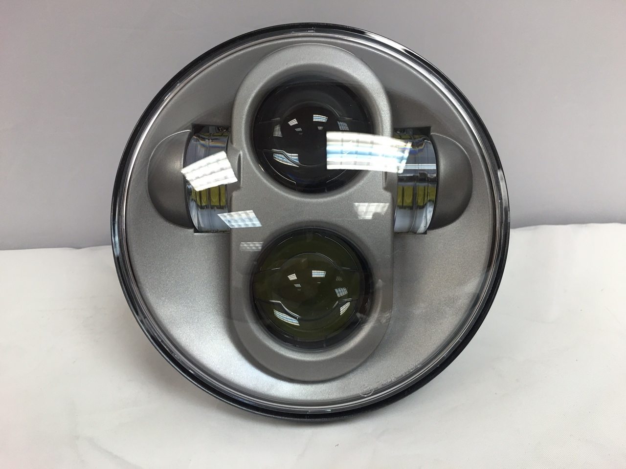 5 3/4" DAYMAKER Replacement SILVER Projector HID LED Light Bulb Headlight Motorcycle Harley 5.75"