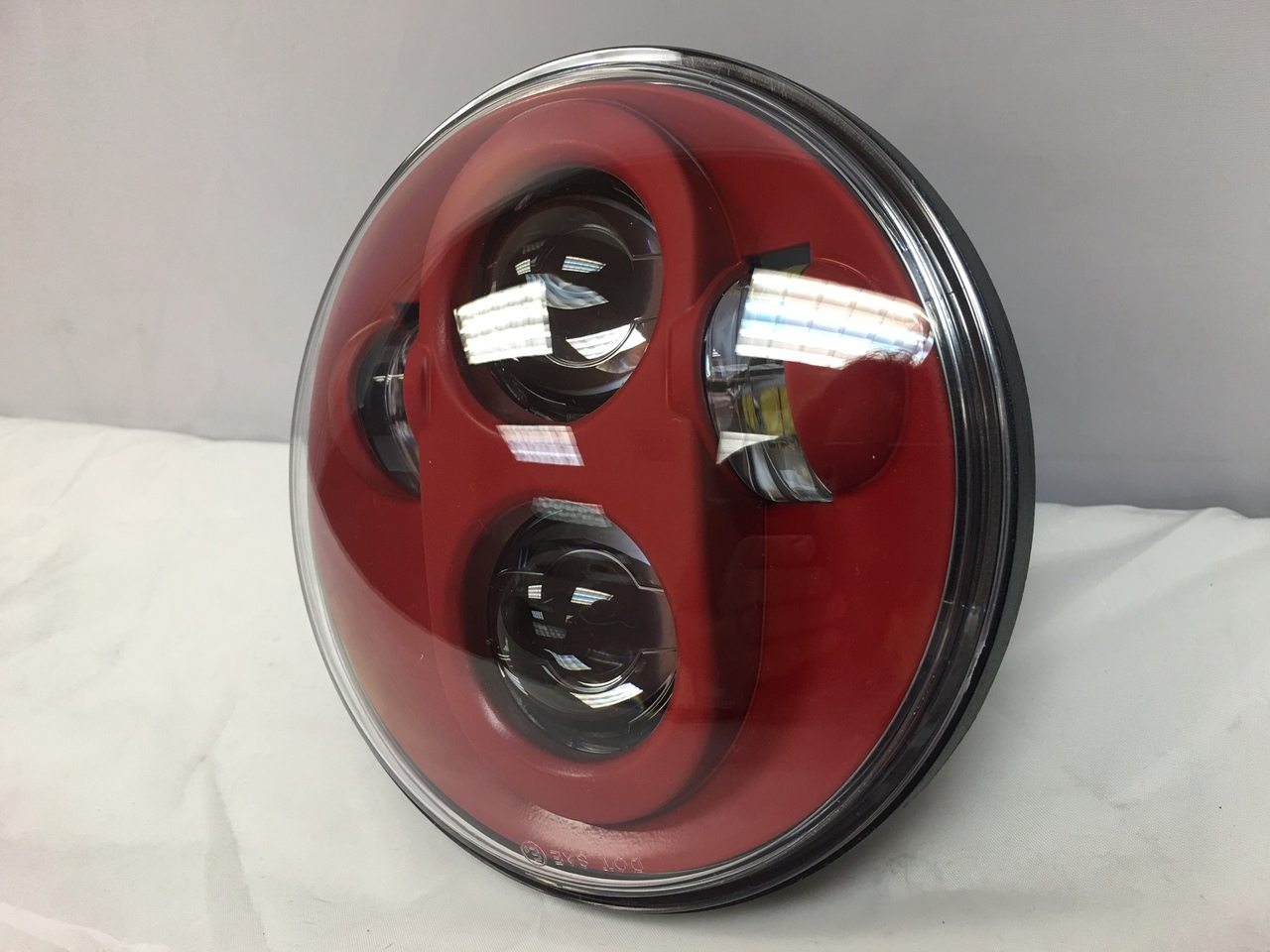 5 3/4" DAYMAKER Replacement RED Projector HID LED Light Bulb Headlight Motorcycle Harley 5.75"