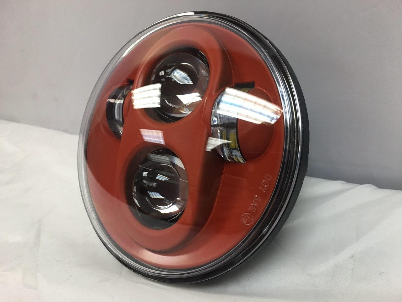 5 3/4" DAYMAKER Replacement ORANGE Projector HID LED Light Bulb Headlight Motorcycle Harley 5.75"