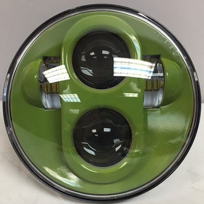 5 3/4" DAYMAKER Replacement CAMO GREEN Projector HID LED Light Bulb Headlight Motorcycle Harley 5.75"