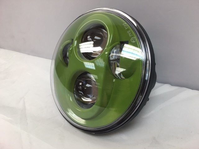 5 3/4" DAYMAKER Replacement CAMO GREEN Projector HID LED Light Bulb Headlight Motorcycle Harley 5.75"
