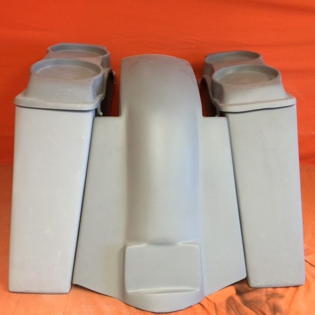 Harley Davidson 4" Extended Stretched Saddlebags Dual 6.5" Speaker Lids & Replacement Fender 09 - 13 - No Cut Outs