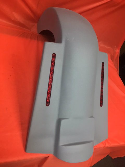 Harley Davidson 4", 5" and 6" Extended Stretched Replacement Recessed LED Fender 89 - 08