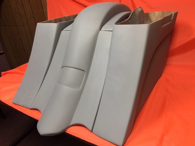 Honda VTX 1800 / 1300 6" Extended Stretched BOLT ON Out & Down Bags Rear Fender Rails No Cut Outs