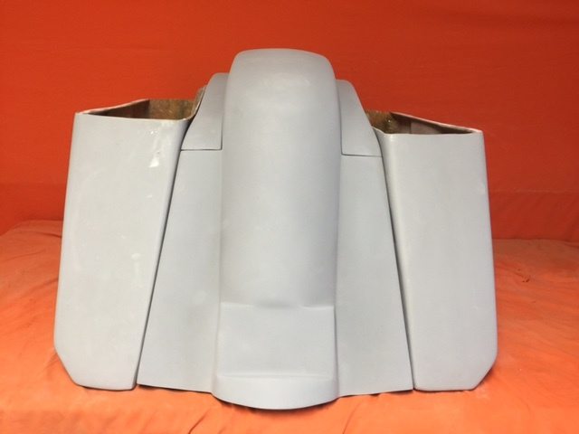 Honda VTX 1300 / 1800 5" Extended Stretched Saddlebags Rear Fender No Cut Outs