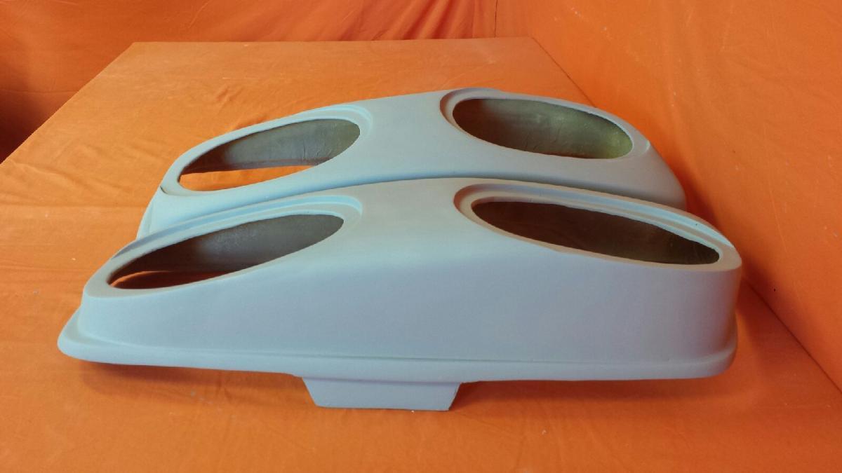 Harley Davidson 2014 - 2018 Model Saddlebag Speaker Lids Harley Touring Stretched / Extended Dual 6 X 9
