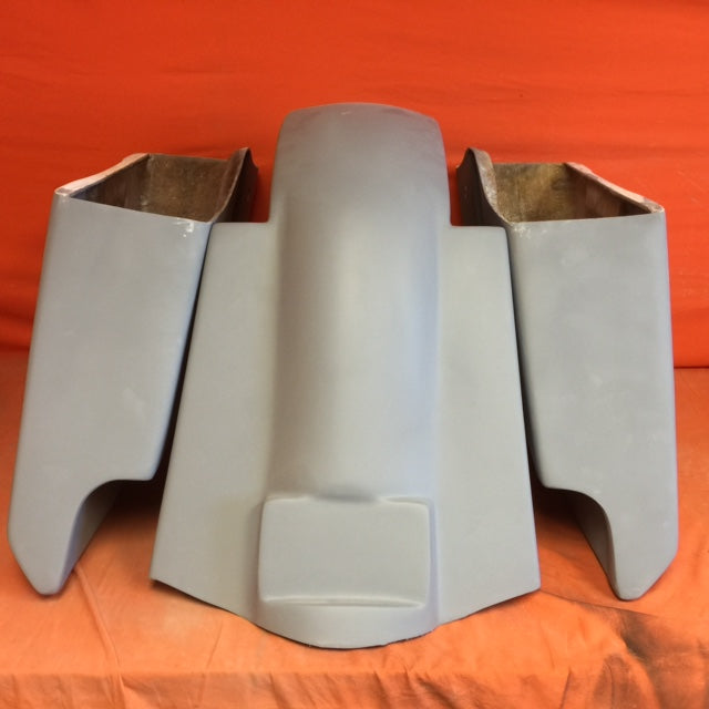 Harley Davidson 5" Extended Saddlebags With Cut Outs Replacement Fender - No lids 09- 13