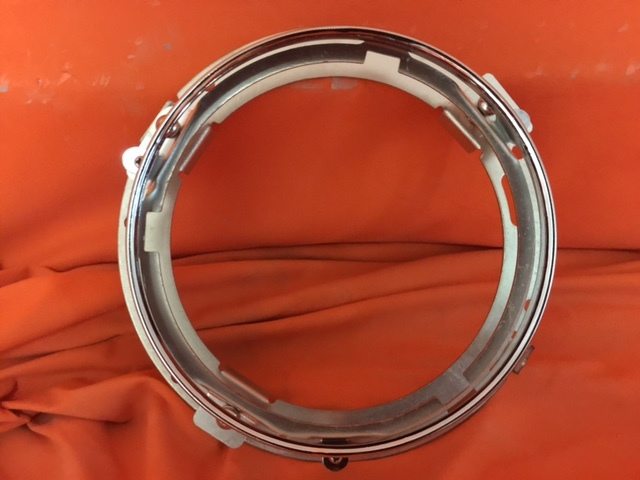 7" Motorcycle Chrome Daymaker Headlight Extension Trim Ring Bracket For Harley