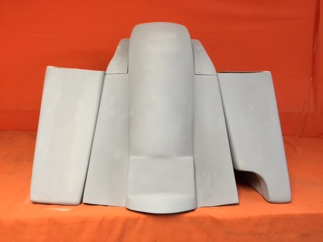 Honda VTX 1300 / 1800 4" Extended Stretched Saddlebags Rear Fender Right Side Cut Out