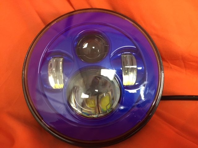 7" DAYMAKER Replacement BLUE Projector HID LED Light Bulb Headlight Motorcycle Harley