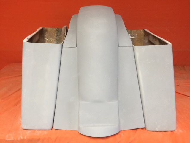 Honda VTX 1300 / 1800 6" Extended Stretched Saddlebags Rear Fender No Cut Outs