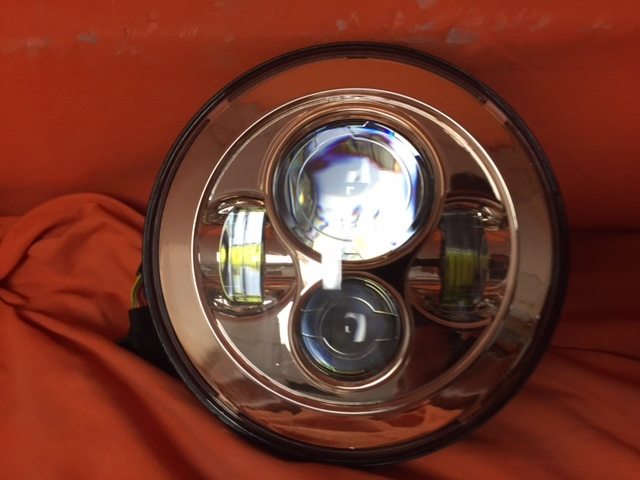 7" DAYMAKER Replacement Gold Projector HID LED Light Bulb Headlight Motorcycle Harley