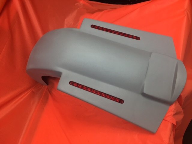 Harley Davidson 4", 5" and 6" Touring Extended Stretched Replacement Recessed LED Fender 09 - 13