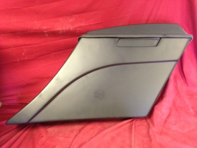 Harley Davidson 6" Extended Saddlebags Out & Down Bags Lids & Custom Rear Fender No Cut Outs - PROMO