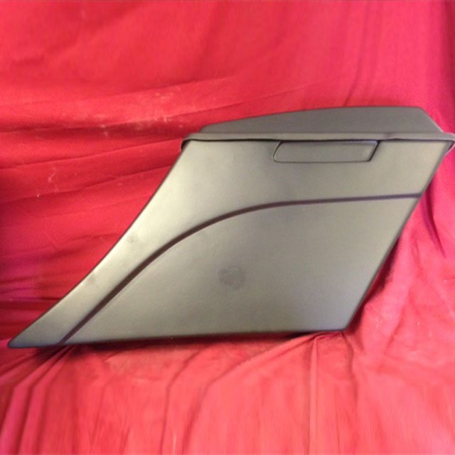 Harley Davidson 6" Extended Stretched Saddlebags Out & Down Bags Custom Rear Fender No Cut Outs - PROMO