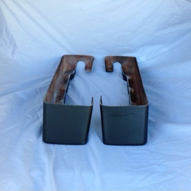 Harley 4" Extended Saddlebag Extensions Extenders Road King NoCutOut