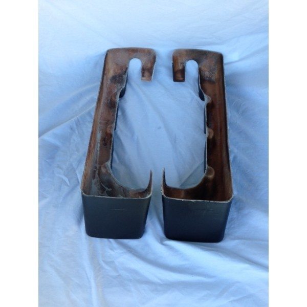 Harley 4" Extended Saddlebag Extensions Extenders Road King NoCutOut