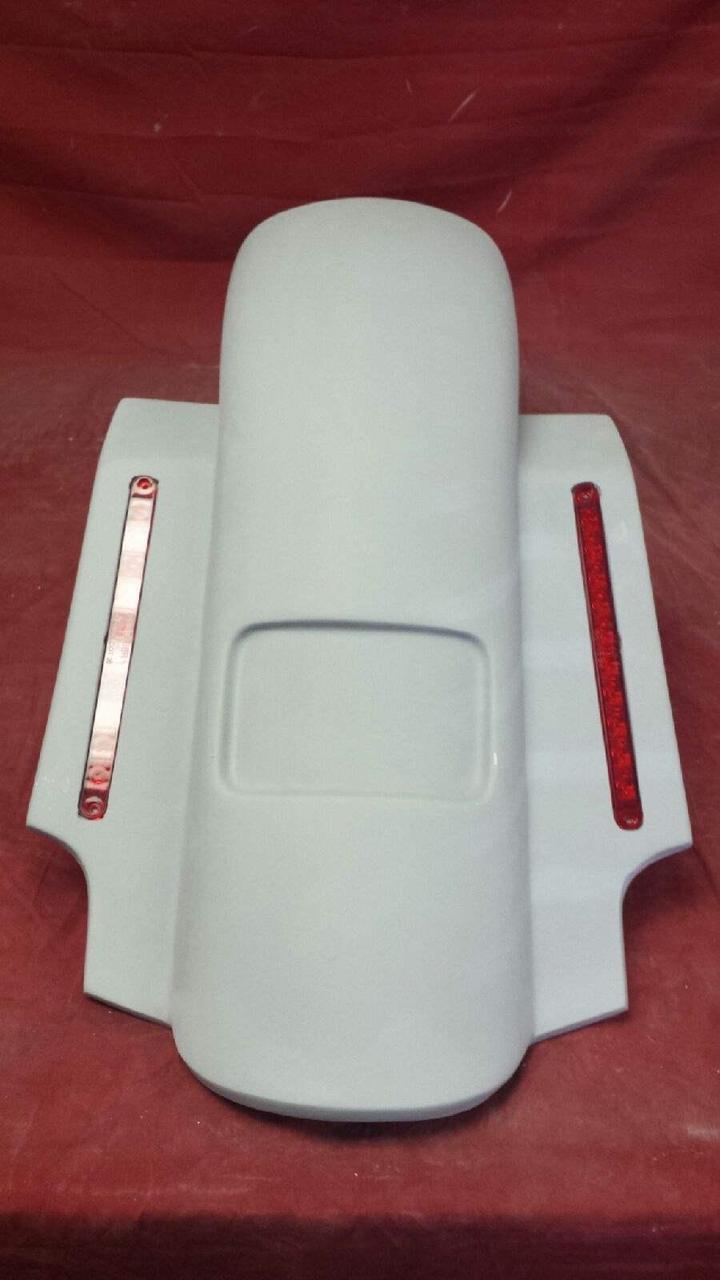 Harley Davidson 4.5" Extended Stretched Replacement Fender With LED Lights 2014 - 2018