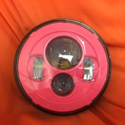 Honda Shadow Sabre AERO VT1100 DAYMAKER Pink HID LED Light Bulb Headlight Motorcycle Mount