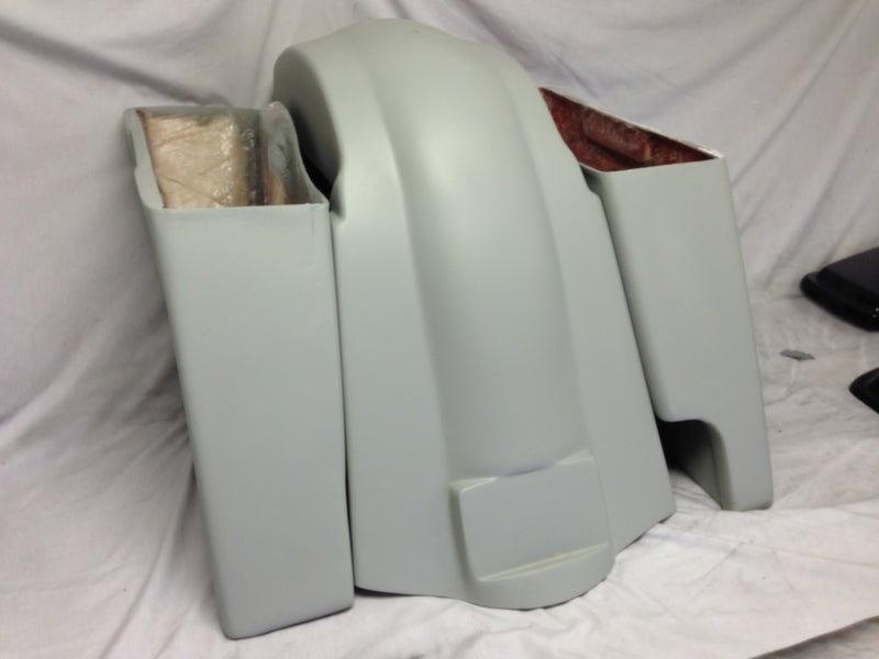 Harley Davidson 6" Extended Stretched Saddlebags Right Side With Cut Out - No lids