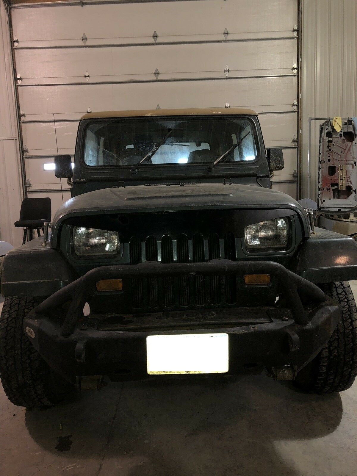 Jeep Wrangler YJ 1986-1995 Angry Headlight Grill Cover