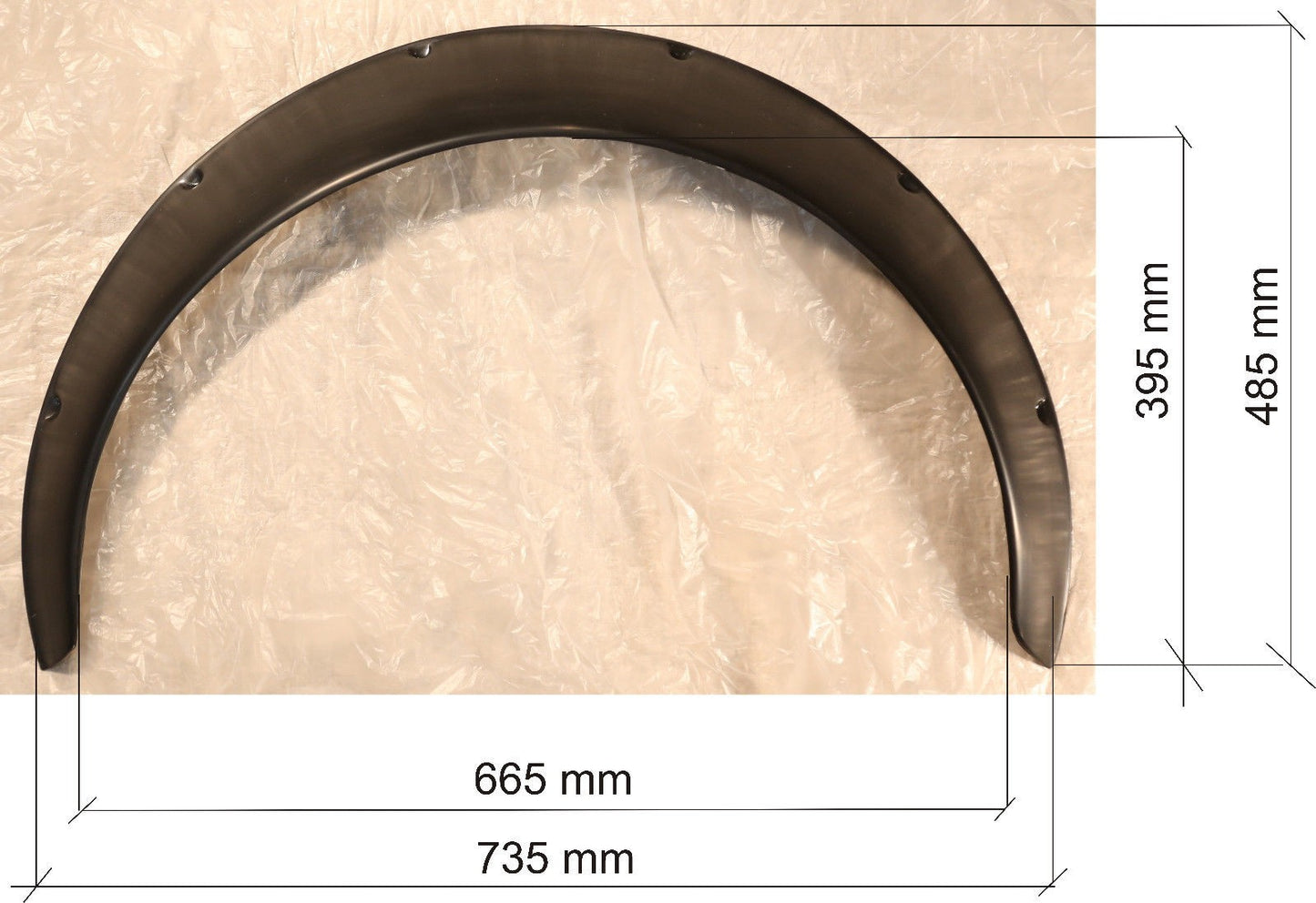 JDM Fender Flares Fiberglass 10cm 4" UNIVERSAL (set of 4)