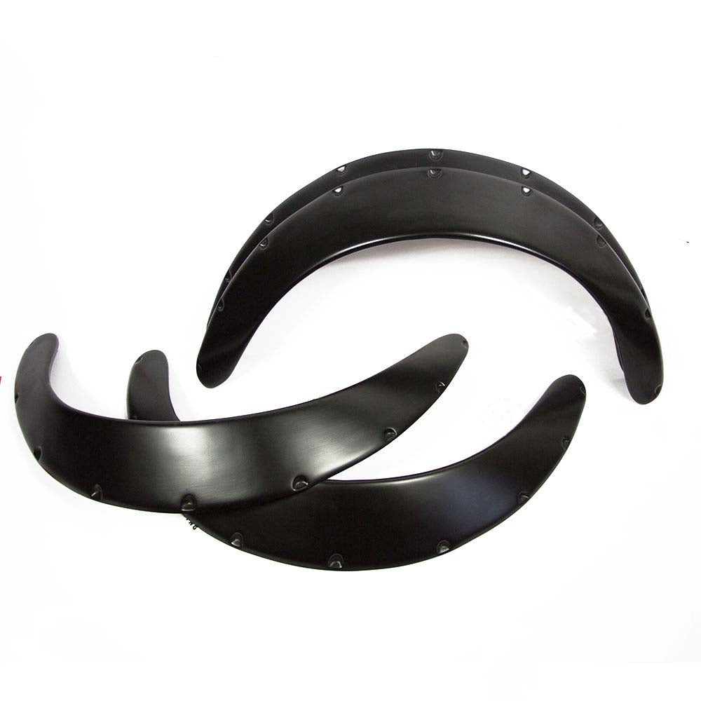 JDM Fender Flares UNIVERSAL Wheel arch SET 3" wide 4 pieces