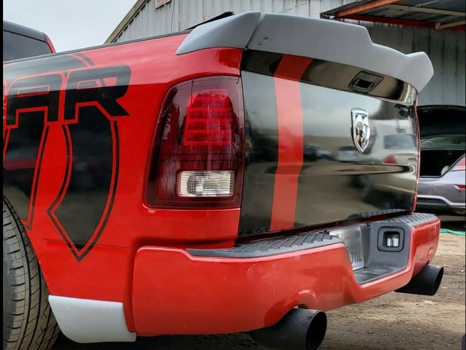 2009 10 11 12 13 14 15 16 17 2018 Dodge Ram Mopar Fiberglass rear wing spoiler