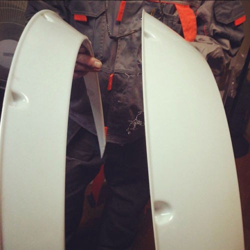 4" JDM Fender Flares Universal Fiberglass (4 pieces)  NEW