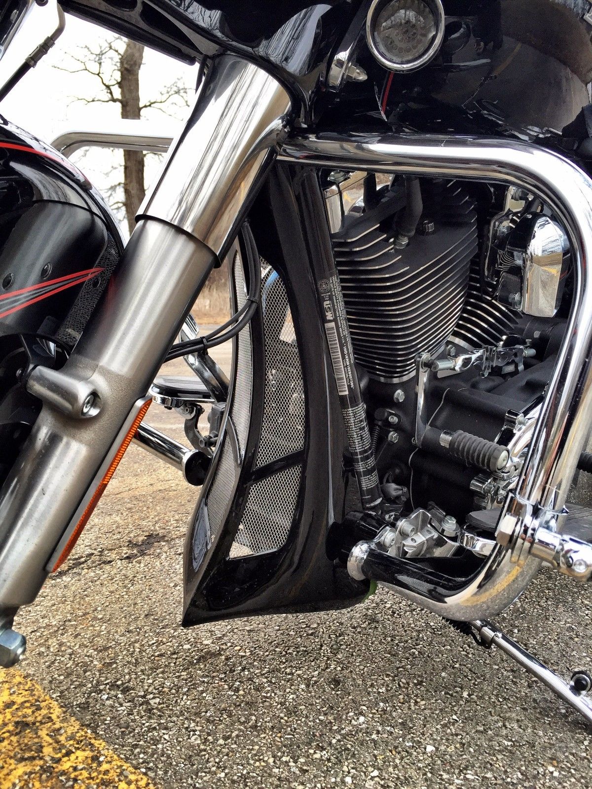 4” SPECIAL BAGGER KIT (STANDARD) With Chin Spoiler Scoop and Front Fender Combo