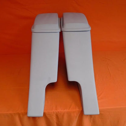 Harley Davidson 6" Extended Stretched Out & Down Saddlebags - 2014 - 2018  Model Style Bags - Dual Cut Outs
