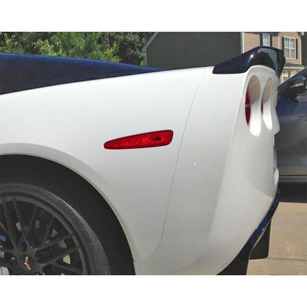 06-12 C6 Corvette ZR1 Rear Spoiler extended version - Fiberglass
