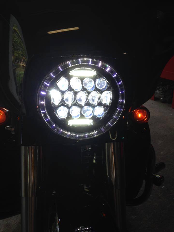 Harley, Honda, Suzuki, Yamaha, Kawasaki Led Daymaker Headlights