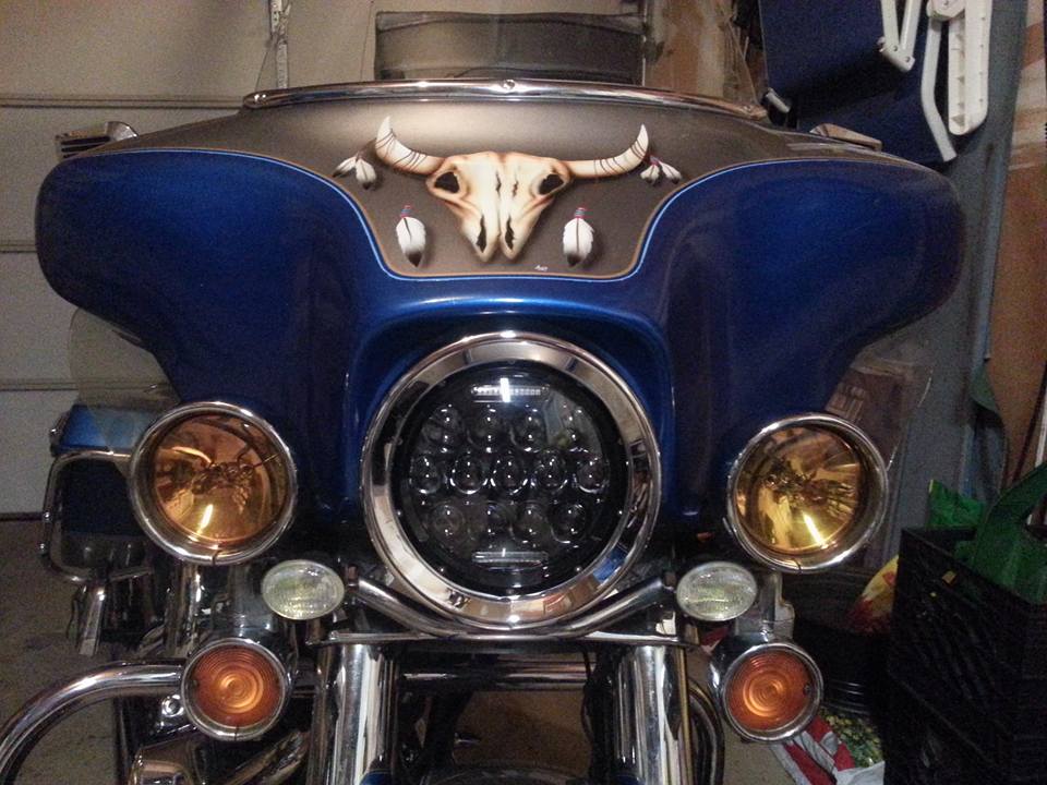 Harley, Honda, Suzuki, Yamaha, Kawasaki Led Daymaker Headlights