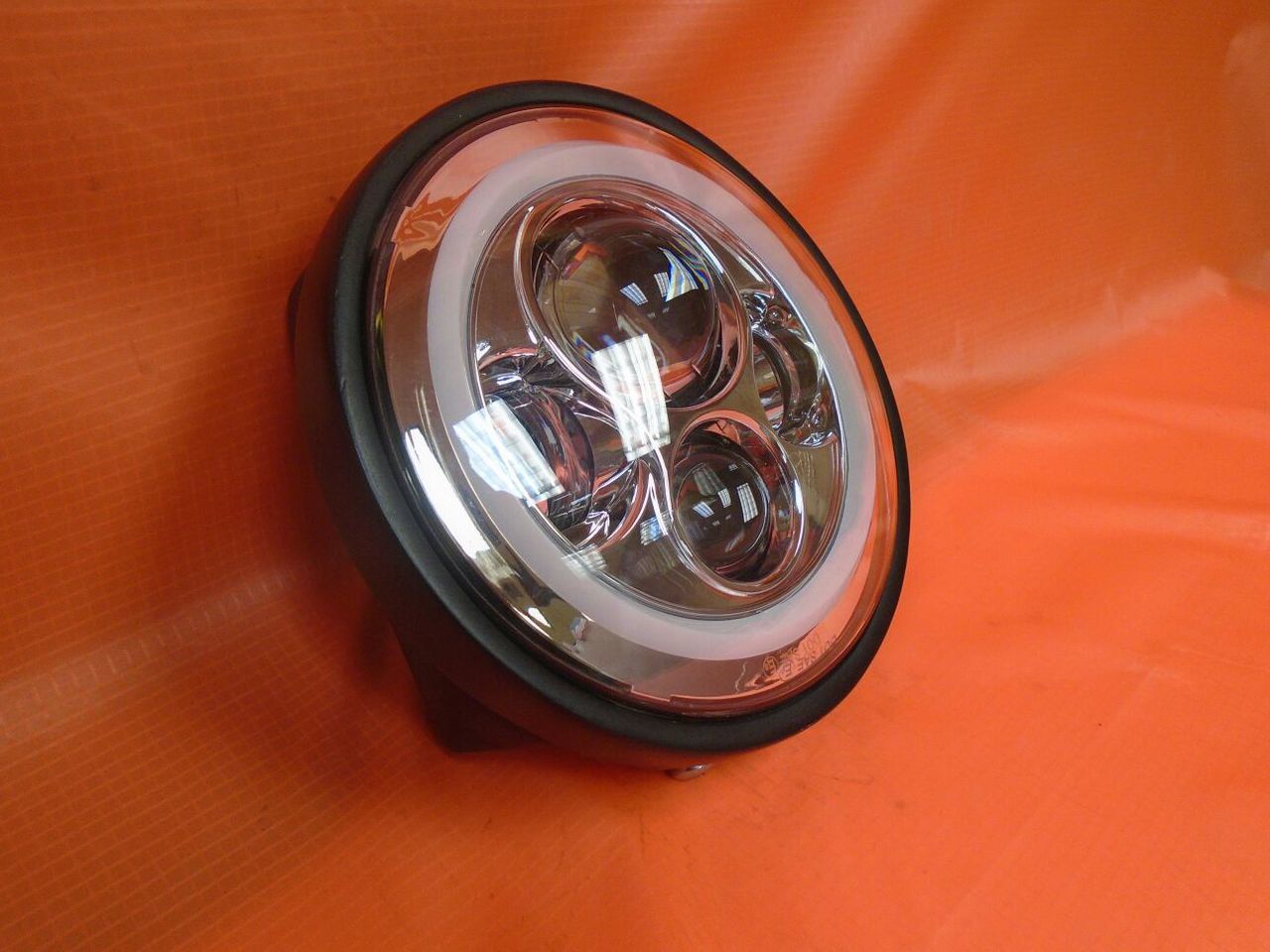 7" DAYMAKER Yamaha Royal Star Venture CHROME with PINK Halo Projector HID LED Light Bulb Headlight Motorcycle