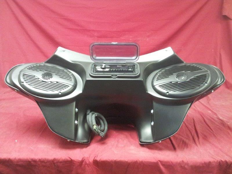 Kawasaki Nomad Motorcycle Headlight Stereo with Radio Fairing 6 x 9 Speakers Batwing VN1600 1600 05 - 08