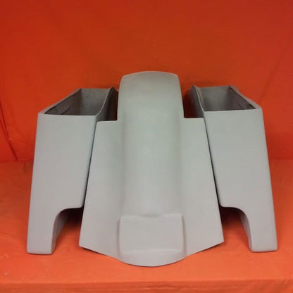 Harley Davidson 4" Extended Stretched Saddlebags & Replacement Fender 89 - 08